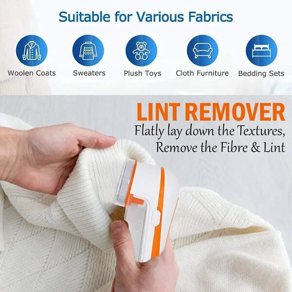 Lint Remover Machine with Removable Waster & Lint Roller