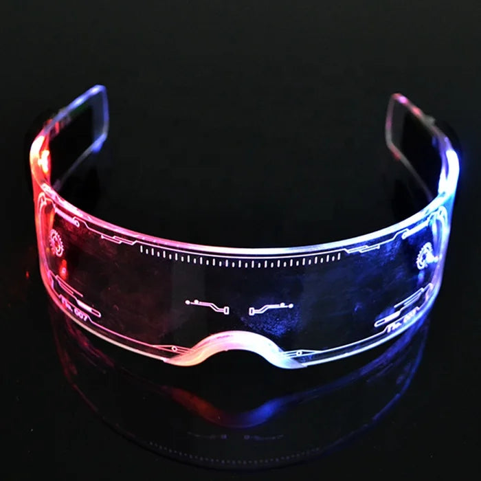 Cyberpunk Futuristic Glasses -Elevate Your Fashion Game (7 Light Modes)