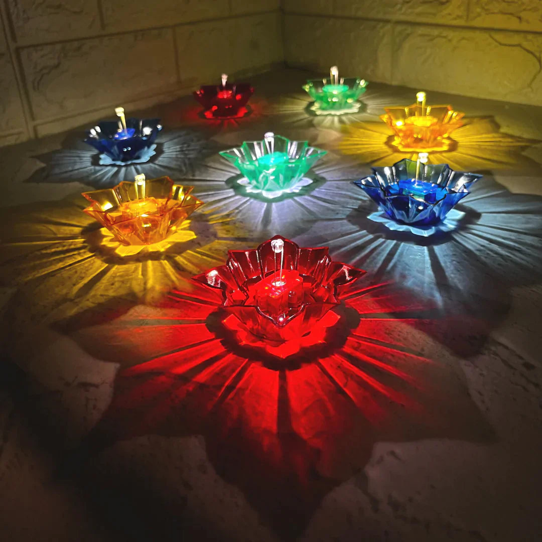 3D WATER REFLECTIVE DIYA SET